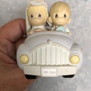 Precious moments just married plastic car
